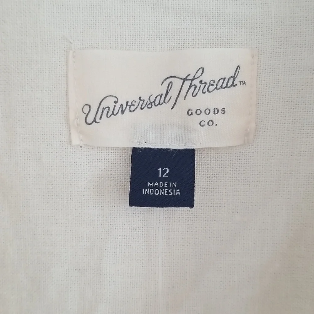 Universal Thread Cream Short-Sleeve Utility Jumpsuit - Picture 12 of 12